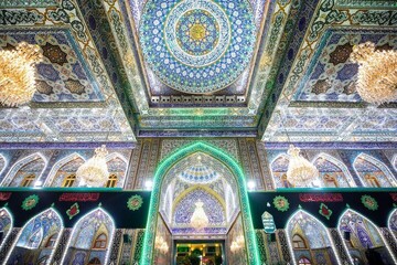 Imam Hussein (PBUH) holy shrine draped in black (+PHOTOs)