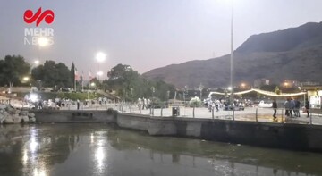 جریان زندگی در خرم‌آباد؛ زیست شبانه در کنار دریاچه «کیو»