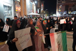 اجتماع دانشجویی در محکومیت جنایات آمریکا و رژیم صهیونسیتی در بندرعباس