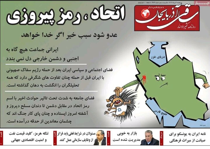 روزنامه های آذربایجان‌شرقی