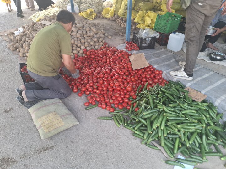 روایت میدانی خبرنگار مهر از آرامش در دوشنبه بازار بجنورد