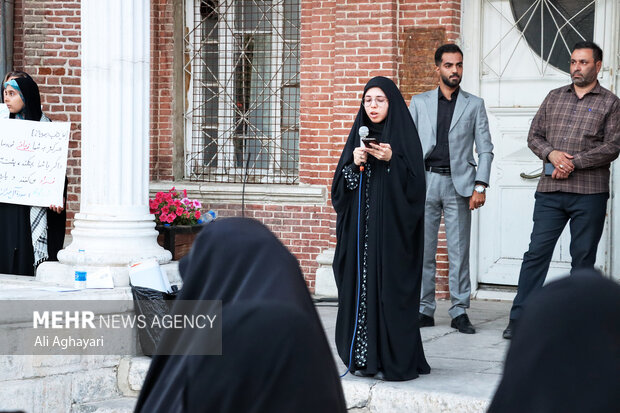 تجمع دانشجویان ارومیه در پی حملات متجاوزانه آمریکا و اسرائیل