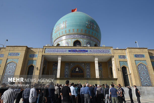 تشییع پیکر شهید راه وطن «حمیدرضا ادیب» در کرج