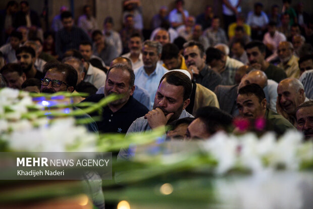 مراسم وداع با پیکر سرلشکرشهیدحاج‌مهدی‌ربانی
