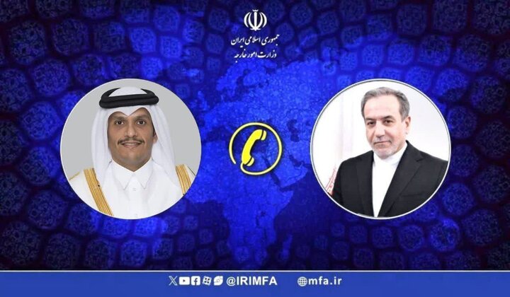 عراقجي يتصل برئيس الوزراء ووزير الخارجية القطري