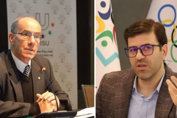 ابراز همدردی رئیس فدراسیون بین المللی ورزشهای دانشگاهی با مردم ایران
