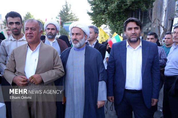 تجمع مردمی حمایت از عملیات «بشارت فتح» در سنندج