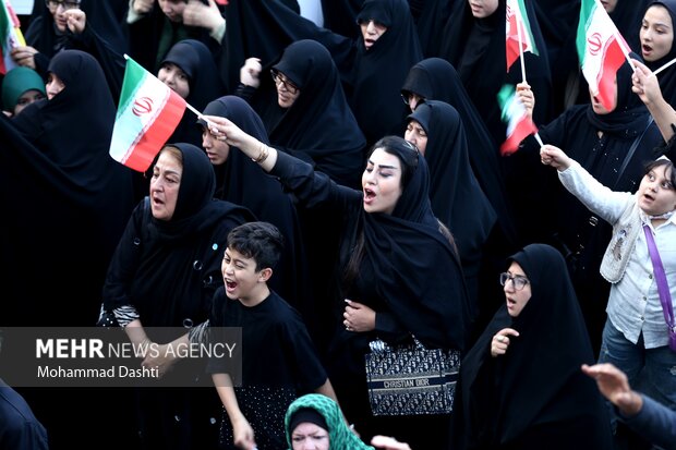 تجمع مردمی حمایت از عملیات «بشارت فتح» در اردبیل