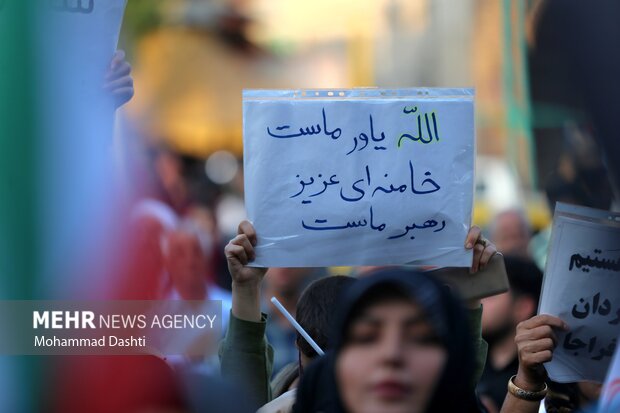 تجمع مردمی حمایت از عملیات «بشارت فتح» در اردبیل