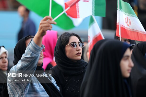 تجمع مردمی حمایت از عملیات «بشارت فتح» در اردبیل