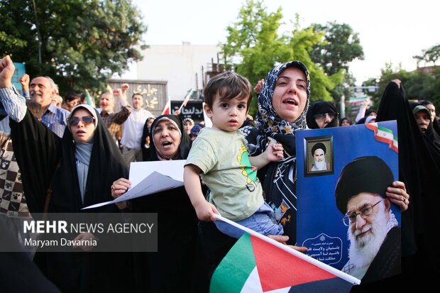 تجمع مردمی حمایت از عملیات «بشارت فتح» دربجنورد