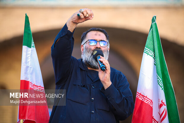 تجمع مردمی حمایت از عملیات «بشارت فتح» در یزد