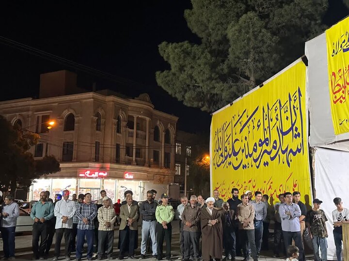 اجتماع مردم چناران در حمایت از عملیات بشارت فتح