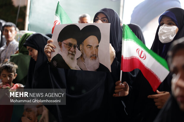 تجمع مردمی حمایت از عملیات «بشارت فتح» در بوشهر