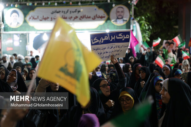 تجمع مردمی حمایت از عملیات «بشارت فتح» در بوشهر