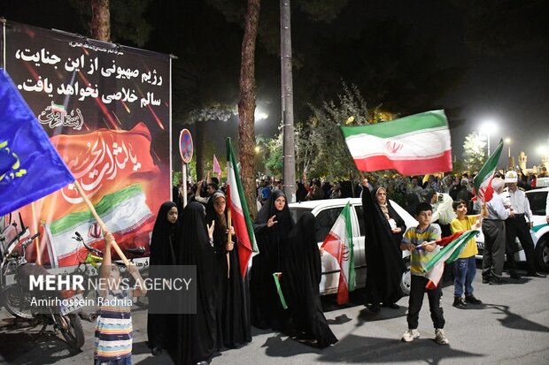 تجمع مردمی حمایت از عملیات «بشارت فتح» در بیرجند