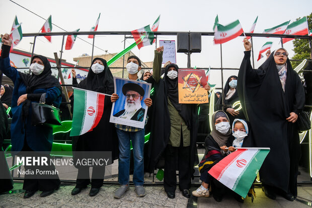 تجمع مردمی حمایت از عملیات «بشارت فتح» در کرج