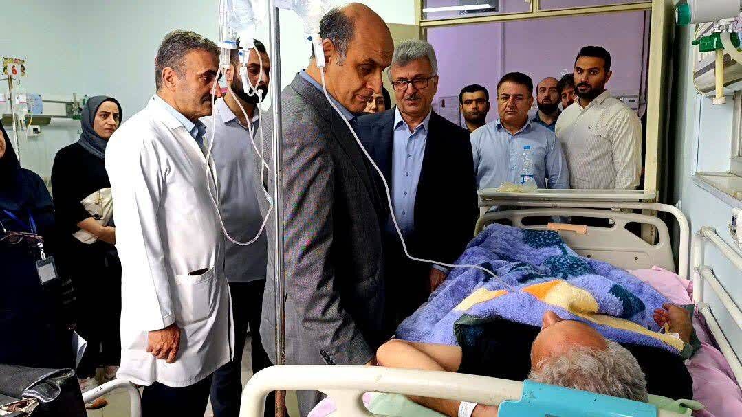 عیادت استاندار گیلان از مجروحان حمله رژیم صهیونیستی در آستانه اشرفیه عیادت استاندار گیلان از مجروحان حمله رژیم صهیونیستی در آستانه اشرفیه