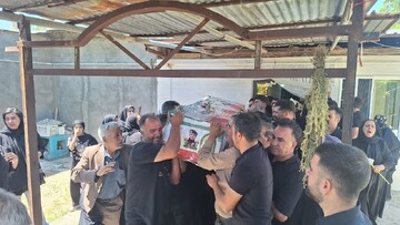 تشییع پیکر سرباز شهید «عباس پناهی»