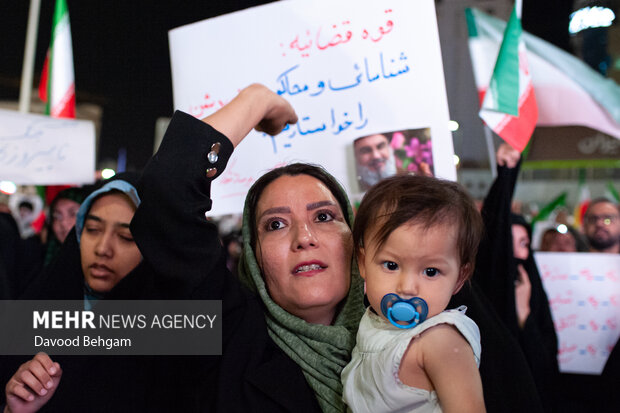 تجمع مردمی حمایت از عملیات «بشارت فتح» در مشهد