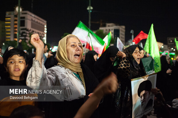 تجمع مردمی حمایت از عملیات «بشارت فتح» در مشهد