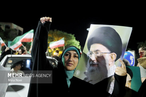 تجمع مردمی حمایت از عملیات "بشارت فتح" در تبریز