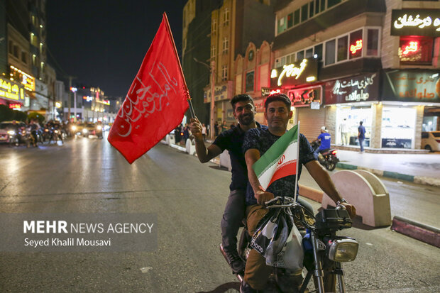 تجمع مردمی برای حمایت از عملیات «بشارت فتح» در اهواز