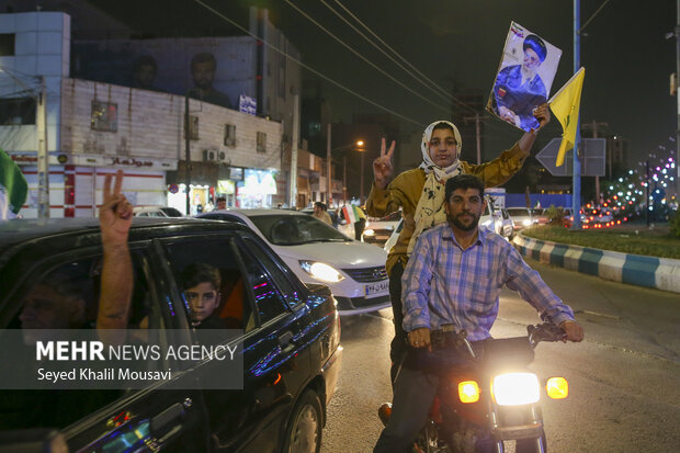 تجمع مردمی برای حمایت از عملیات «بشارت فتح» در اهواز