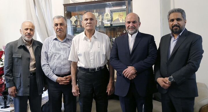 دیدار مدیرعامل صندوق اعتباری هنر با جمشید هاشم‌پور