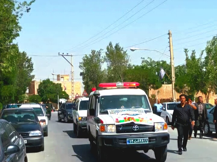 پیکر شهید مهدی بصائری برای خاکسپاری به زادگاهش منتقل شد