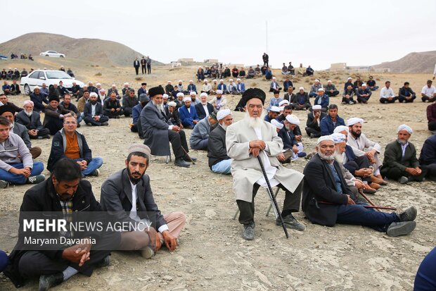 مراسم استقبال و تشییع پیکر شهید اهل سنت خراسان شمالی