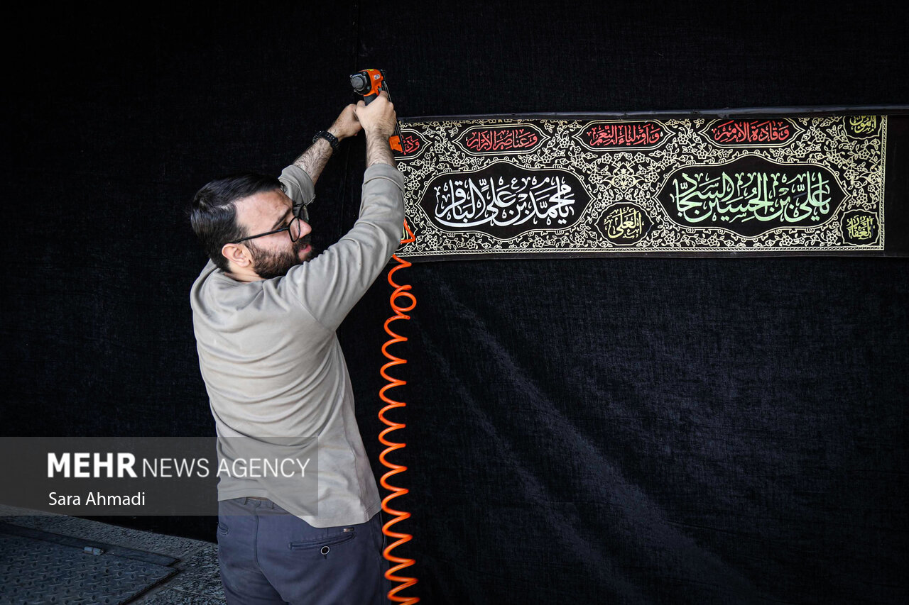 مشهد در آستانه محرم؛ حرم رضوی سیاهپوش و آماده وداع با شهدا