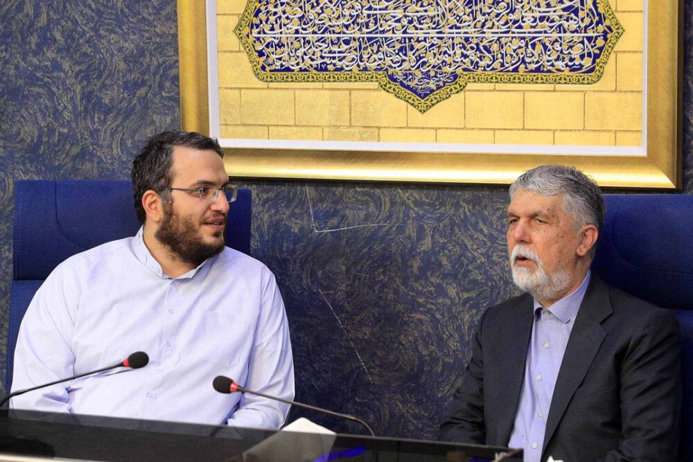 وزیر فرهنگ و ارشاد اسلامی با رئیس حوزه هنری دیدار کرد