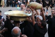 برگزاری آئین سنتی طشت گذاری در بندر آستارا