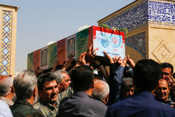 تشییع پیکر دو شهید مدافع وطن در نیر و خلخال