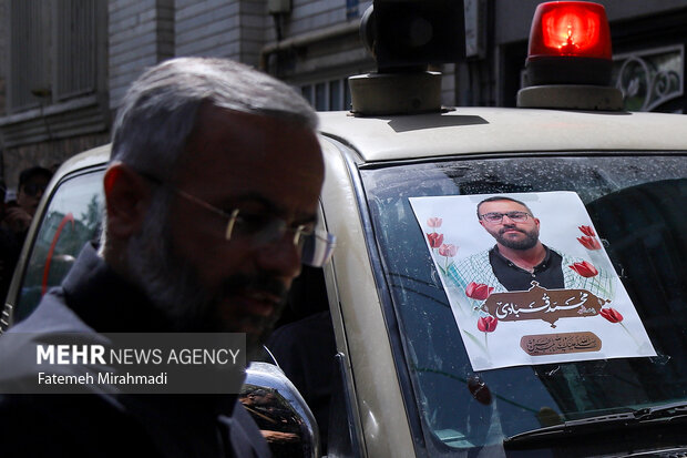 تشییع پیکر شهید پاسدار شهید محمد قبادی