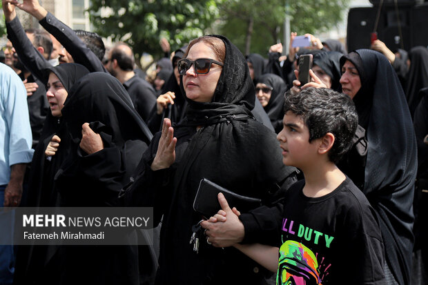 تشییع پیکر شهید پاسدار شهید محمد قبادی