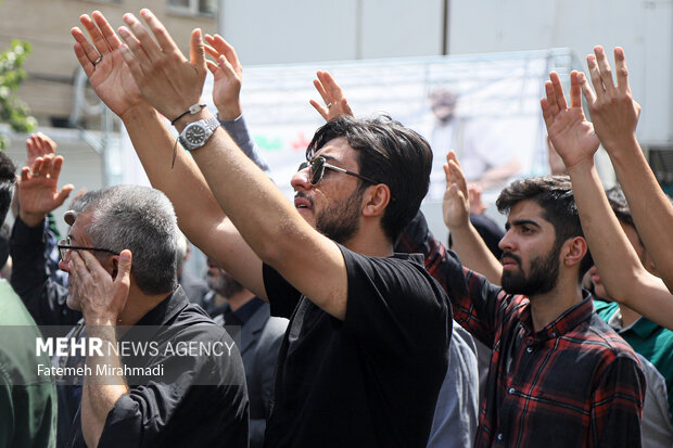 تشییع پیکر شهید پاسدار شهید محمد قبادی