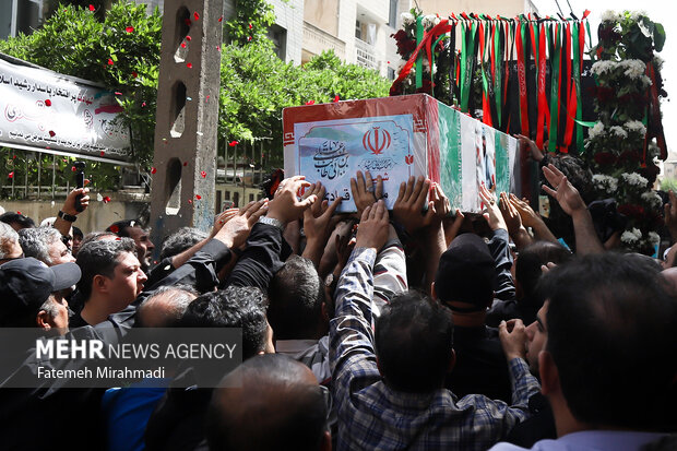 تشییع پیکر شهید پاسدار شهید محمد قبادی