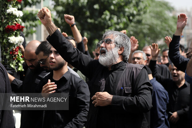 تشییع پیکر شهید پاسدار شهید محمد قبادی