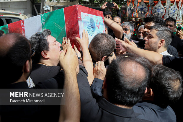 تشییع پیکر شهید پاسدار شهید محمد قبادی