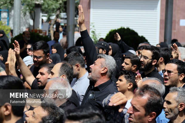 تشییع پیکر شهید پاسدار شهید محمد قبادی