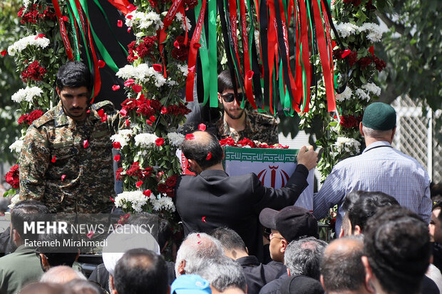 تشییع پیکر شهید پاسدار شهید محمد قبادی