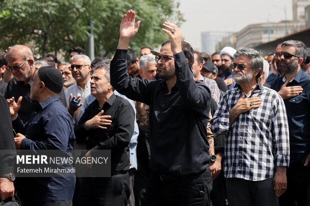 تشییع پیکر شهید پاسدار شهید محمد قبادی