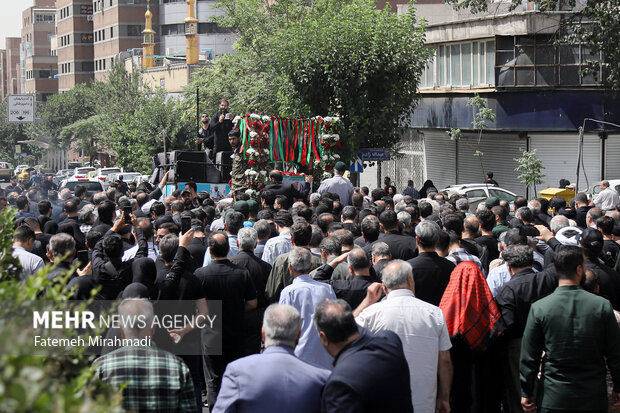 تشییع پیکر شهید پاسدار شهید محمد قبادی