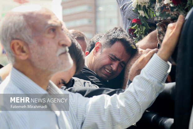 تشییع پیکر شهید پاسدار شهید محمد قبادی