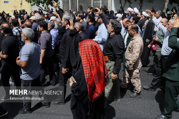 تشییع پیکر شهید پاسدار شهید محمد قبادی