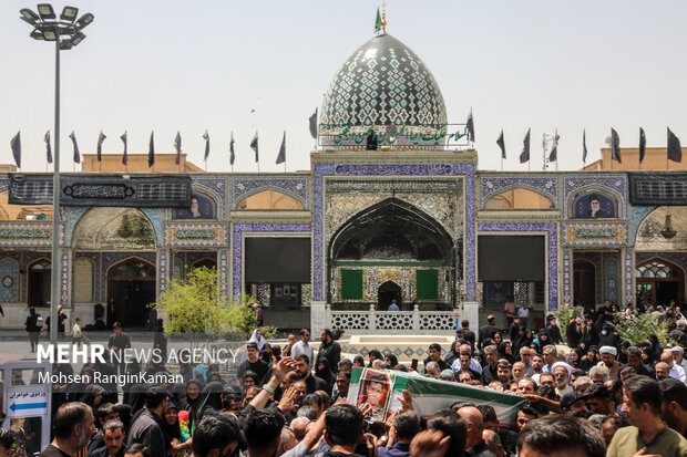مراسم تشییع پیکر مطهر سرباز شهید ماهان ستاره