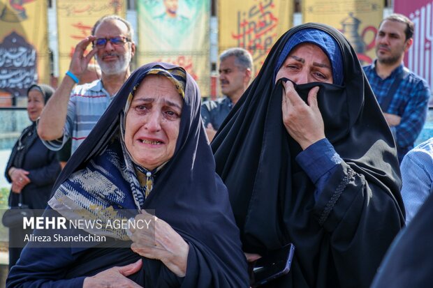 تشییع شهدای حمله تروریستی آستانه اشرفیه در رشت