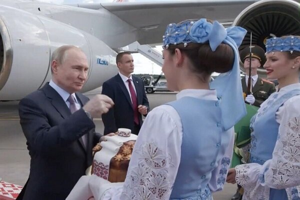 سفر پوتین به بلاروس+ فیلم